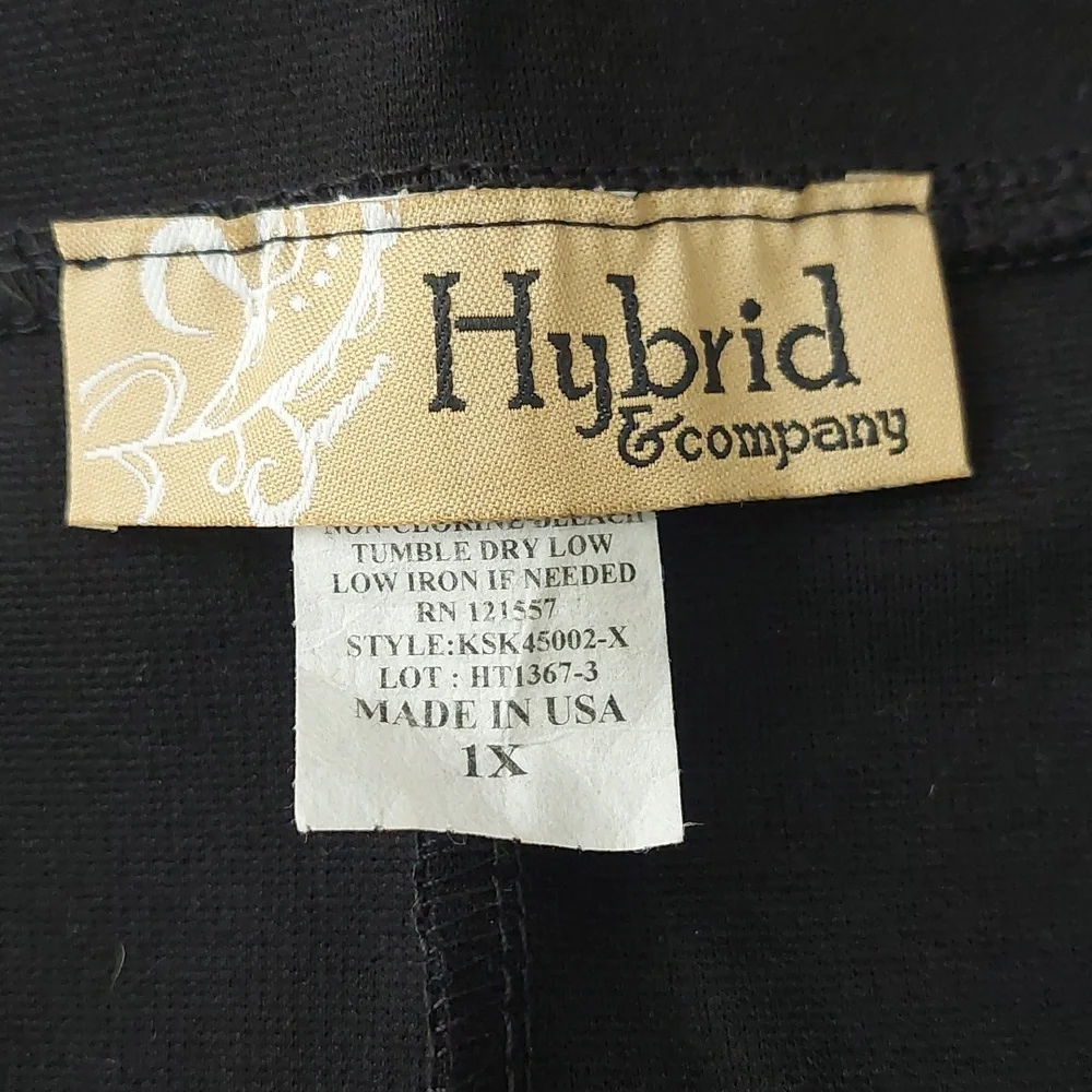 HYBRID & COMPANY premium Nylon Ponte Stretch High Waist Pencil Skirt NWT